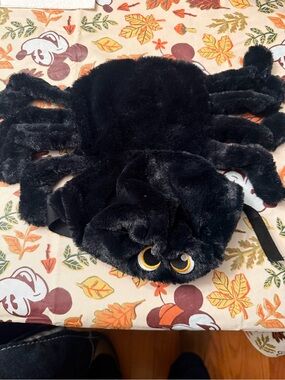 Used Build a Bear Black Spider Costume